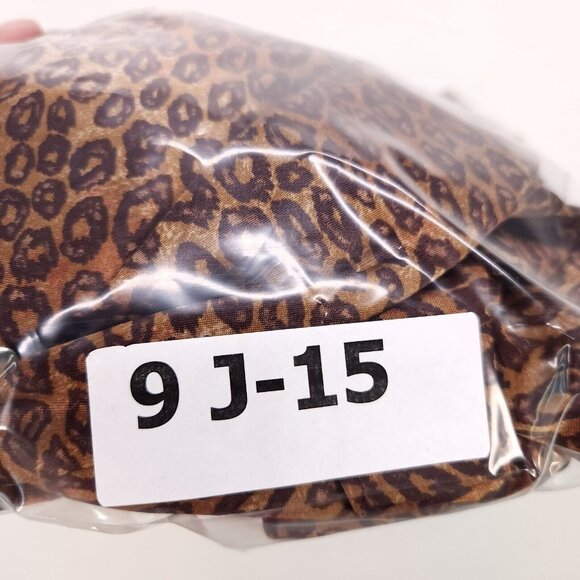 Victoria's Secret Pajama Top Size Small Long Sleeve Button Up Animal Print Satin - Picture 10 of 10